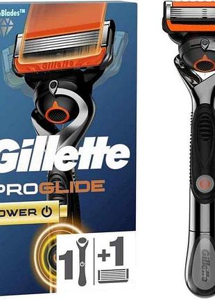Станок для голiння 1шт fusion 5 proglide power з змінним картриджем тм gillette