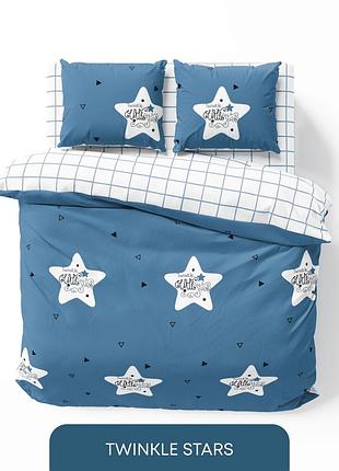 Комплект постельного белья теп "soft dreams" двуспальный (twinkle stars, 70x70)