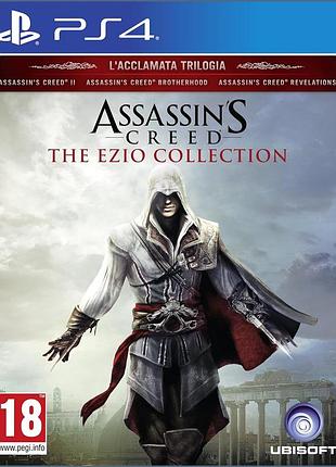 Игра, ubisoft, assassin's creed the ezio collection, blue, ps4, pegi 18, итальянский, базовое издание