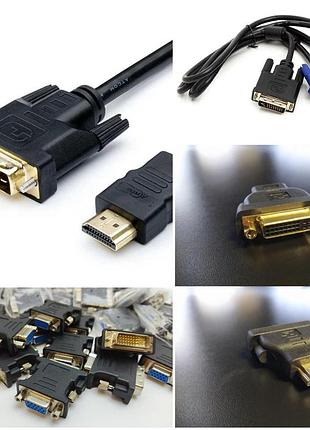 Лот перехідників dvi 2400шт