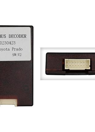 Перетворювач сигналу серії qiv адаптер can-bus toyota,lexus qbr ty0585 (lz (hz) toyota prado)