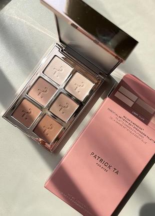Patrick ta major dimension essential artistry edit eyeshadow palette палітра тіней