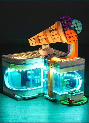 Светодиодный набор, brickbling, для lego 60363, rgb цветной, usb/батарейки, abs, совместимый, без модели