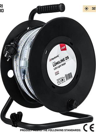 Стрічка діодна професійна mactronic lumiline 25 (32 000 lm) 90 cri (plr0100), для туризму, роботи та дому, для походів, для гаража