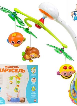Детская музыкальная карусель на кроватку музыкальная игрушка на кроватку мобили на кроватку best toys 818 3