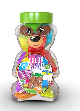 Набор теста для лепки "color bear" тм lovin, развивающий (41185)