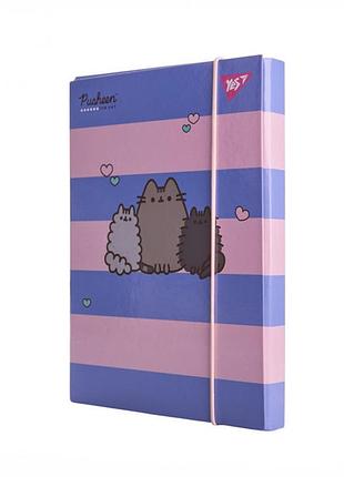 Папка для тетрадей yes b5 картонная pusheen школьная (500245)