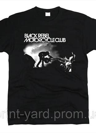 Футболка чорна loys music black rebel motorcycle club