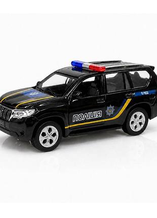 Автомодель – toyota prado полиция (черный)