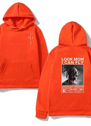 Худи оранжевый loys cactus jack. толстовка кактус джек art s