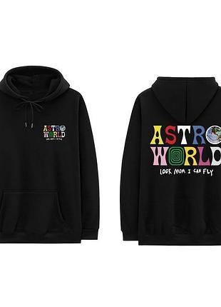 Худи чёрный loys cactus jack. толстовка travis scott art 32 astroworld xxl