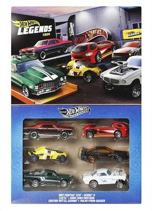 Тематичний набір машинок hot wheels "legends" (jby78)