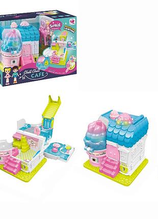 Фигурки для игры qf2912, дом, ключи, мебель, звук, свет, бат.кор.19-15-13см