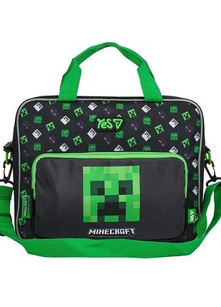 Сумка школьная а4 формат yes в-1 minecraft reality