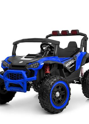 Детский электроджип 24v с пультом управления bluetooth синий (m 6382eblr-4(24v))