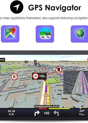 Магнітола 2din для renault clio 3 2005–2014, android, carplay, android auto, 4/64 гб, gps, bluetooth, wi-fi, сенсор 5