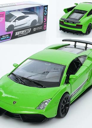 Машина металлическая инерционная lamborghini gallardo as-3090 автомир