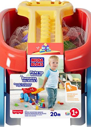 Игровая тележка для сборки кубиков mega bloks (jfr30)
