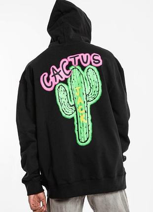 Худи чёрный loys cactus jack. толстовка кактус джек art. 8 xxl