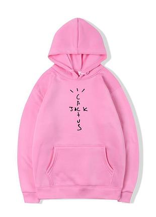 Худи розовый loys cactus jack. толстовка кактус джек art. 3 xxl