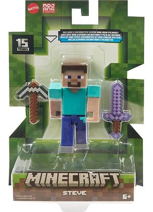 Фигурка персонажа с аксессуаром minecraft (в асс.)