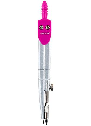 Циркуль kite k18-383-10 с грифелем в футляре розовый (k18-383-10)