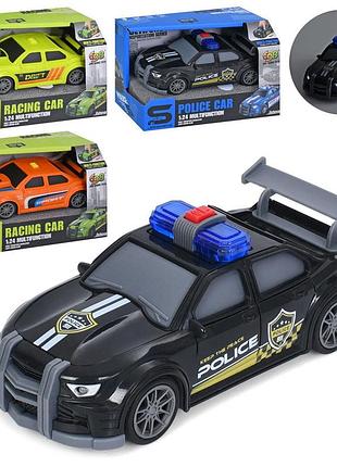 Машинка инерционная 1:24 со светом и звуком 3 вида (js223c-23-23a)