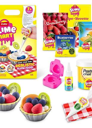 Игровой набор со слаймами slime mart серия "shopping bag" – фруктовый тарт (15901e)