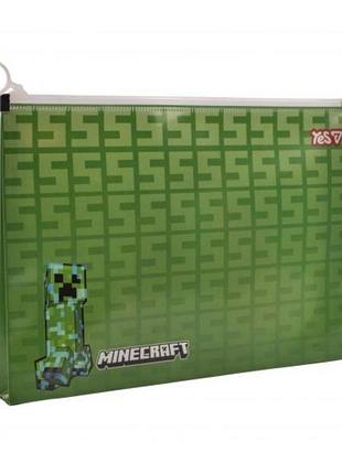 Папка-конверт yes b5 на блискавці minecraft creeper (492350)