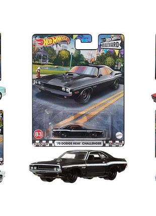 Коллекционная модель машинки "премиальные автомобили" hot wheels (в асс.)