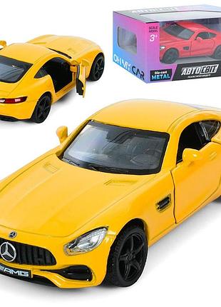 Машина металлическая инерционная mercedes-benz gts amg 2018 as-3110 автомир
