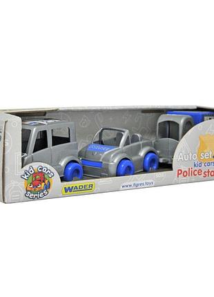 Набор авто "kid cars" полицейский, игрушечные машины, в коробке (39548)