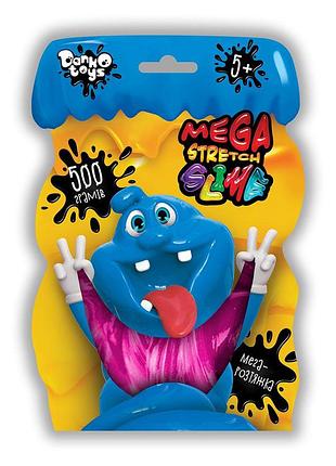 Ароматний слиз-лизун danko-toys "mega stretch slime" пакет 500 г (slm-12-01u)