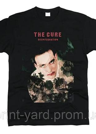 Футболка черная loys music the cure hip-hop style