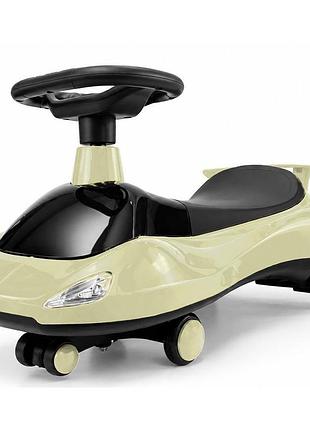 Каталка бибикар детская с bluetooth музыкой светом серая (m 6363-11)