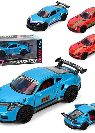 Машинка металева інерційна 1:36 автосвіт, світло, звук (as-2976)