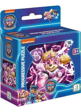Пазл на 16 элементов paw patrol. скай