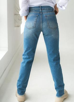 Свободные рваные джинсы3 фото