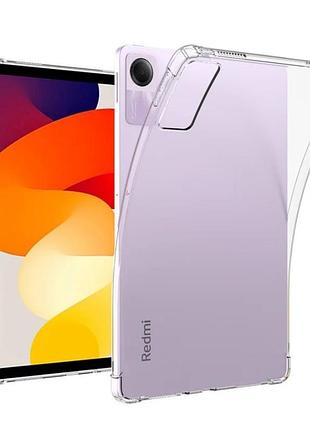 Силиконовый чехол бампер primolux silicone для планшета xiaomi redmi pad se 11" - clear