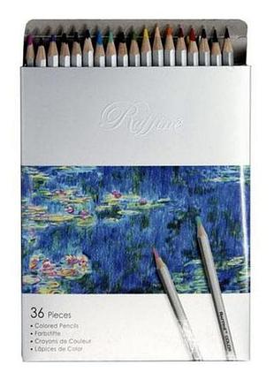Олівці 36 кольорів шестигранні, raffine, 7100-36cb, тм marco
