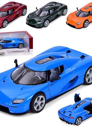 Машина kt5485w інерція,метал,1:34,12см,відчиняються двері,гум.колеса,4кольори,кор.