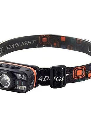 Головной фонарь с зарядным устройством wh-0188, xpe+smd, фонарь налобный для промышленных работ hs-33
