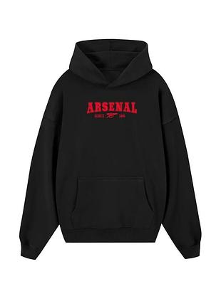 Худи loys толстовка с принтом arsenal classic hoodie, черный m