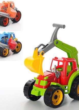 Игрушка трактор с ковшом технок арт 3435