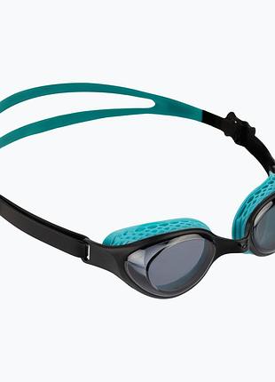 Окуляри для плавання дитячі arena air jr uv-захист,anti-fog 6-12 років чорно-блакитний (005381-101)