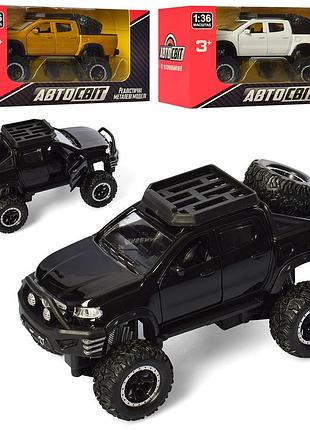 Машинка джип инерционная металлическая auto mir as-2233 12 см