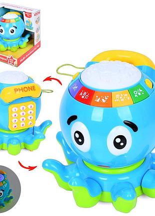 Развивающая музыкальная игрушка осьминог 35651