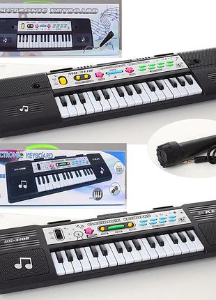 Дитячий синтезатор 31 клавіша з мікрофоном та usb (mq3108-3118)