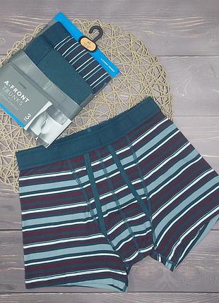 Боксеры мужские хлопок 3 шт george xxl (54-56) зеленый xxl