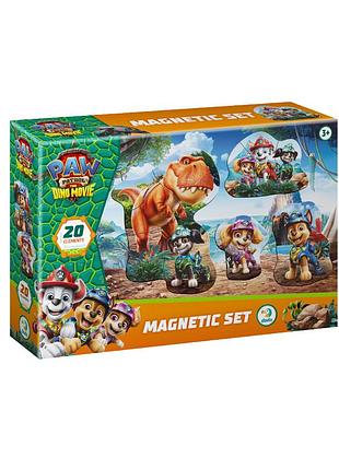 Комплект магнитов paw patrol. эксперты по динозаврам